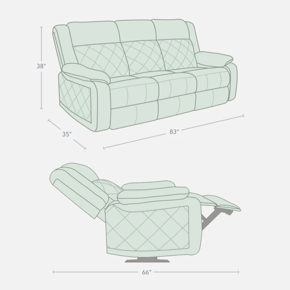 Alonso Recliner – Single, Two & Three Seater Options
