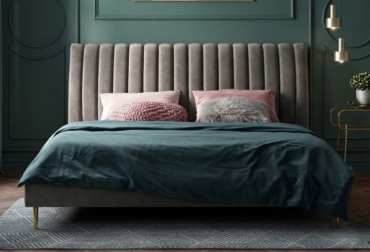 Kent upholstered bed Made to Order Custom Tailored