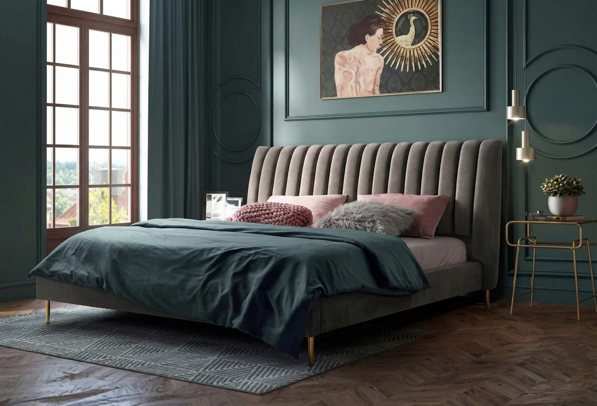 Kent upholstered bed Made to Order Custom Tailored