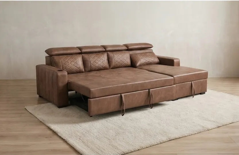 Retro Sofa Cum Bed – Convertible Comfort for Modern Living
