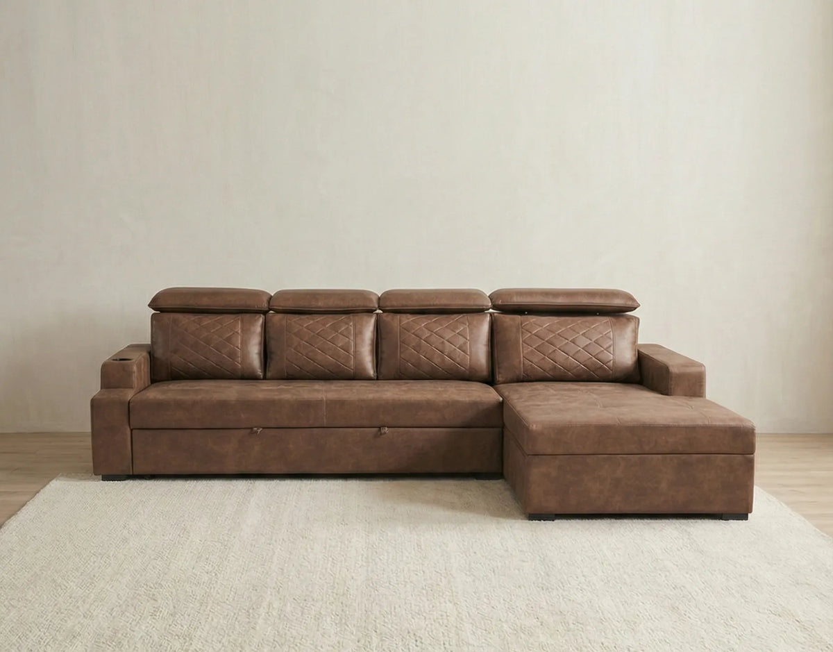 Retro Sofa Cum Bed – Convertible Comfort for Modern Living