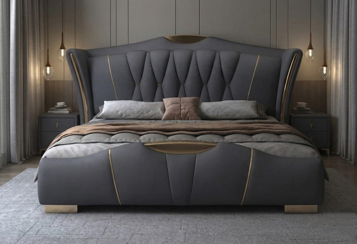 Richmond upholstered bed Made to Order Custom Tailored