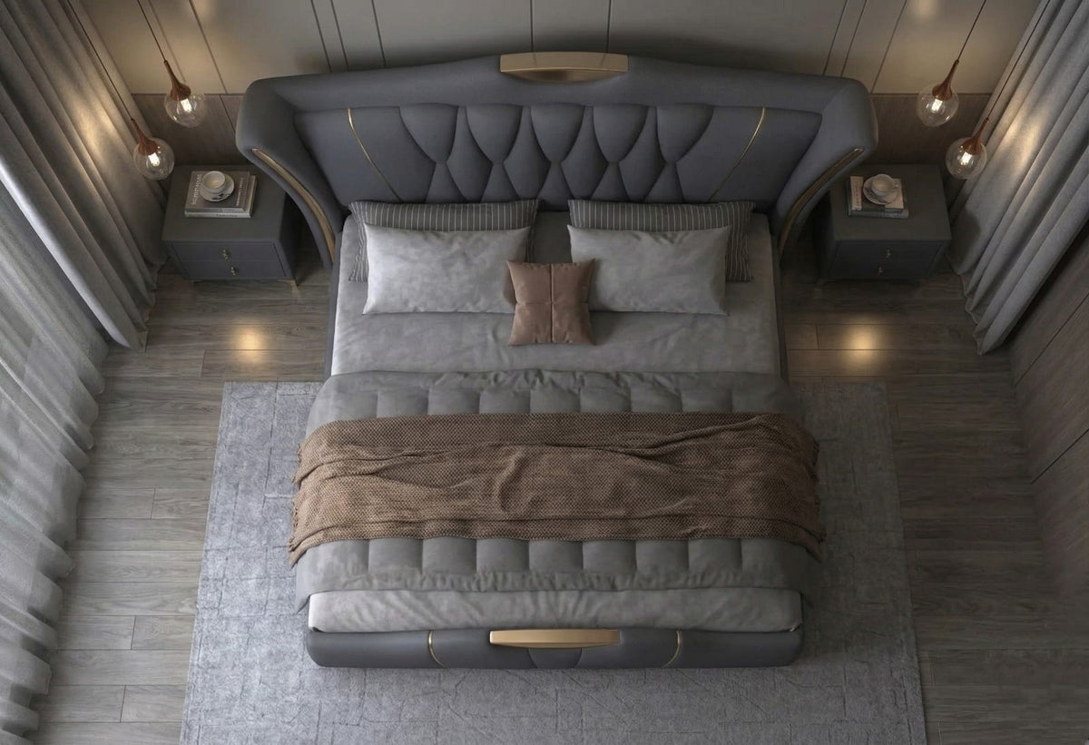 Richmond upholstered bed Made to Order Custom Tailored
